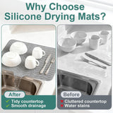 Silicone Anti Slip Kitchen Drain Matt Colanders view 6 - Nexusmart Pakistan