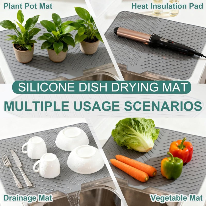 Silicone Anti Slip Kitchen Drain Matt Colanders product image - Nexusmart Pakistan
