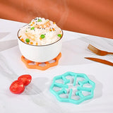 Pack of 2 Silicone Heat Resistant Pot Mat Trivet Kitchen Pad view 2 - Nexusmart Pakistan