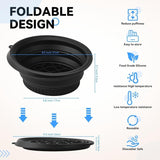Silicone Facial Ice Bath Bowl with Built-In Ice Tray | Foldable Ice Facial & Cold Therapy Bowl
