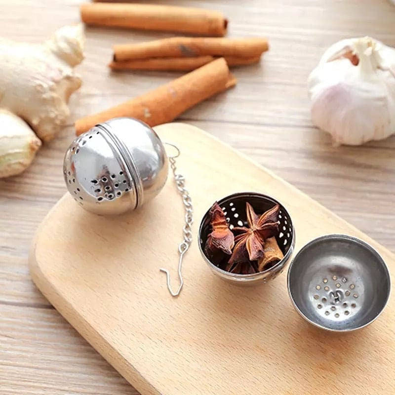 Spice & Tea Filter Ball Stainless Steel Kitchen & Cooking view 6 - Nexusmart Pakistan