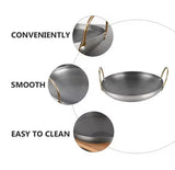 Mini Honeycomb Non-Stick Karahi 20cm – Heavy Duty Double Handle Wok Pan
