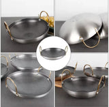 Mini Honeycomb Non-Stick Karahi 20cm – Heavy Duty Double Handle Wok Pan