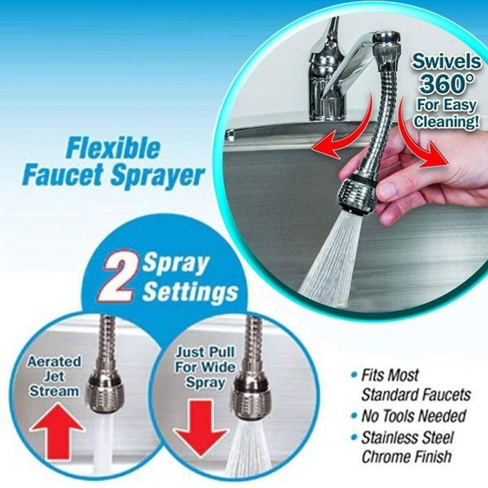 Turbo Flex Faucet Steel Bathroom & Personal Care product image - Nexusmart Pakistan