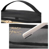 Black Mesh Makeup Bag for Travel and Organization
