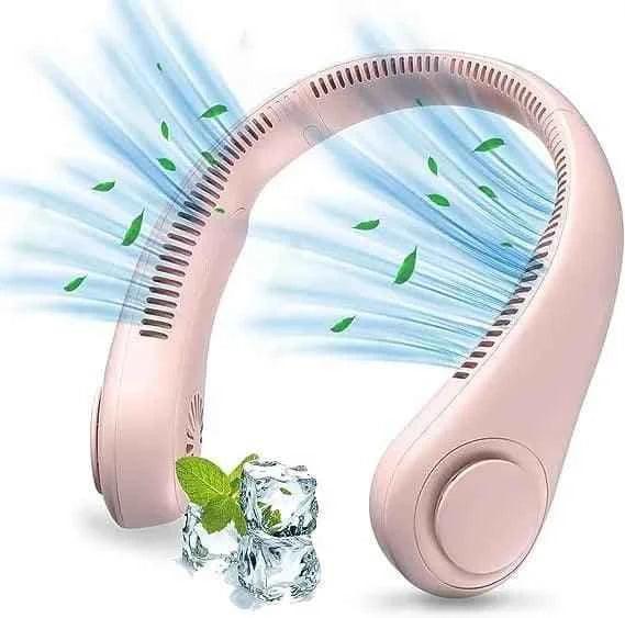 Portable Neck Fan – Mini Air Cooler for Summer & Outdoor Sports