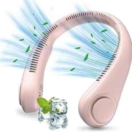 Portable Neck Fan for Summer Travel and Outdoor Sports - Mini Air Cooler Conditioner