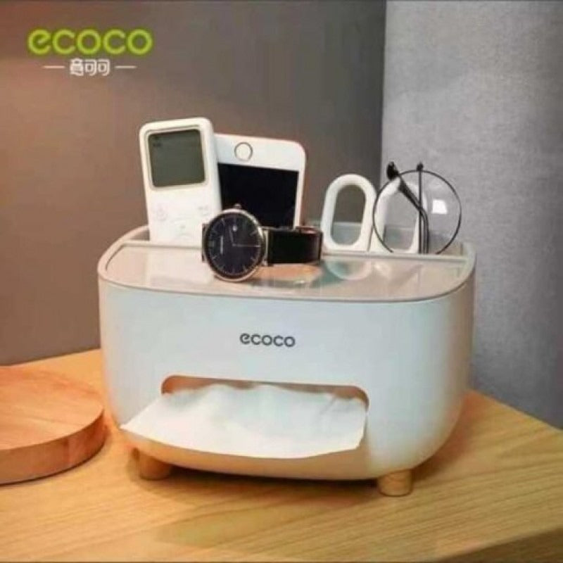 Multi-Use Storage Tissue Box Home Organization view 5 - Nexusmart Pakistan