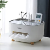 Multi-Use Storage Tissue Box Home Organization view 4 - Nexusmart Pakistan