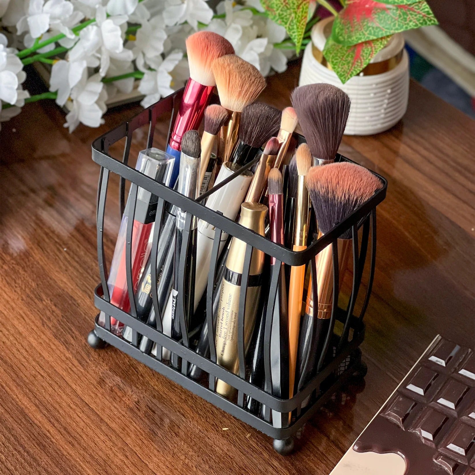 Metal Wire Cutlery Caddy Kitchen Utensil & Stationery Holder product image - Nexusmart Pakistan
