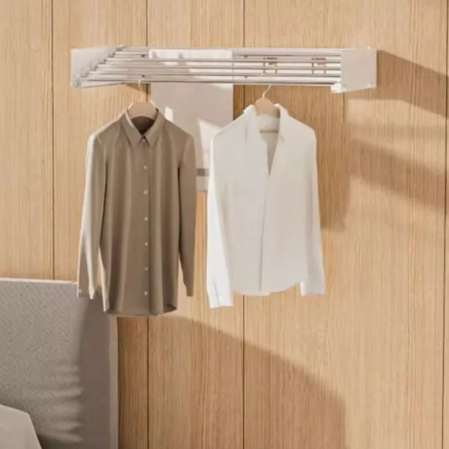 Wall Mounted Foldable Clothes Rack 80CM Bathroom Accessories view 4 - Nexusmart Pakistan