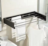 Wall Mounted Foldable Clothes Rack 80CM Bathroom Accessories view 6 - Nexusmart Pakistan