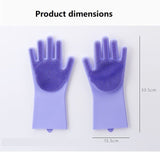 Magic Silicone Washing Gloves Pair Cleaning & Laundry view 3 - Nexusmart Pakistan