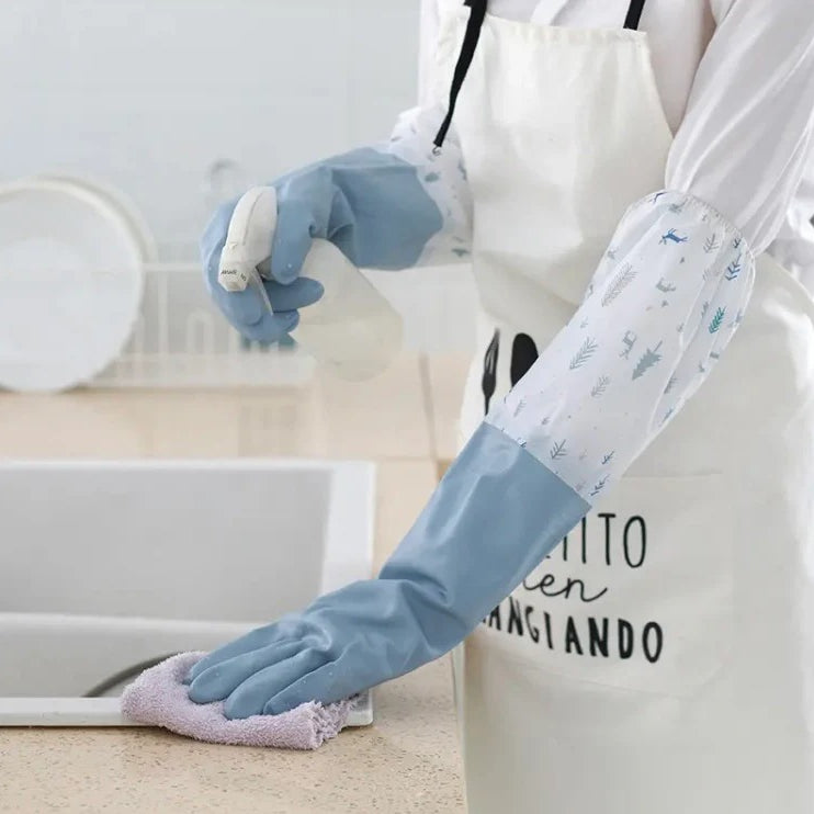 Magic Silicone Washing Gloves Pair Cleaning & Laundry view 6 - Nexusmart Pakistan