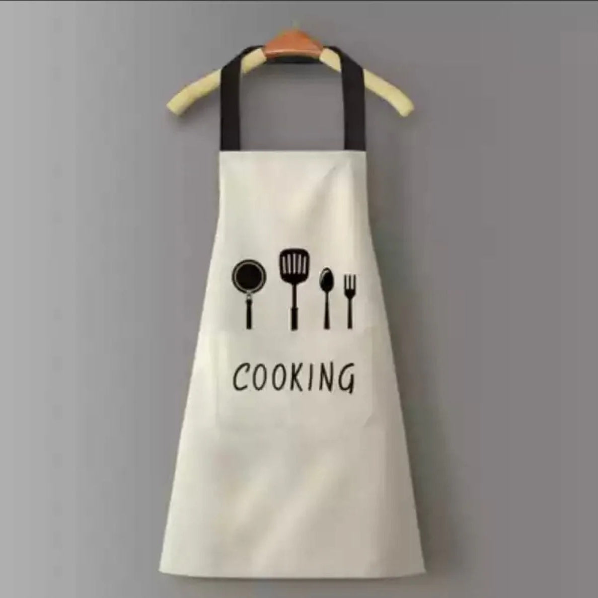 Waterproof Kitchen Cooking Apron Oil & Water Resistant with Front Po view 4 - Nexusmart Pakistan