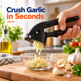 Iron Garlic Press – Manual Garlic Crusher for Kitchen Use