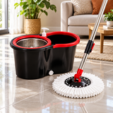 360° Spin Mop Bucket with Wringer – Floor Cleaning System