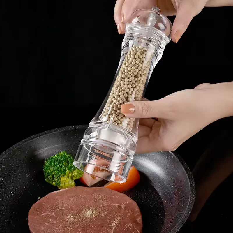 Acrylic Manual Paper Grinder Salt & Pepper Mills