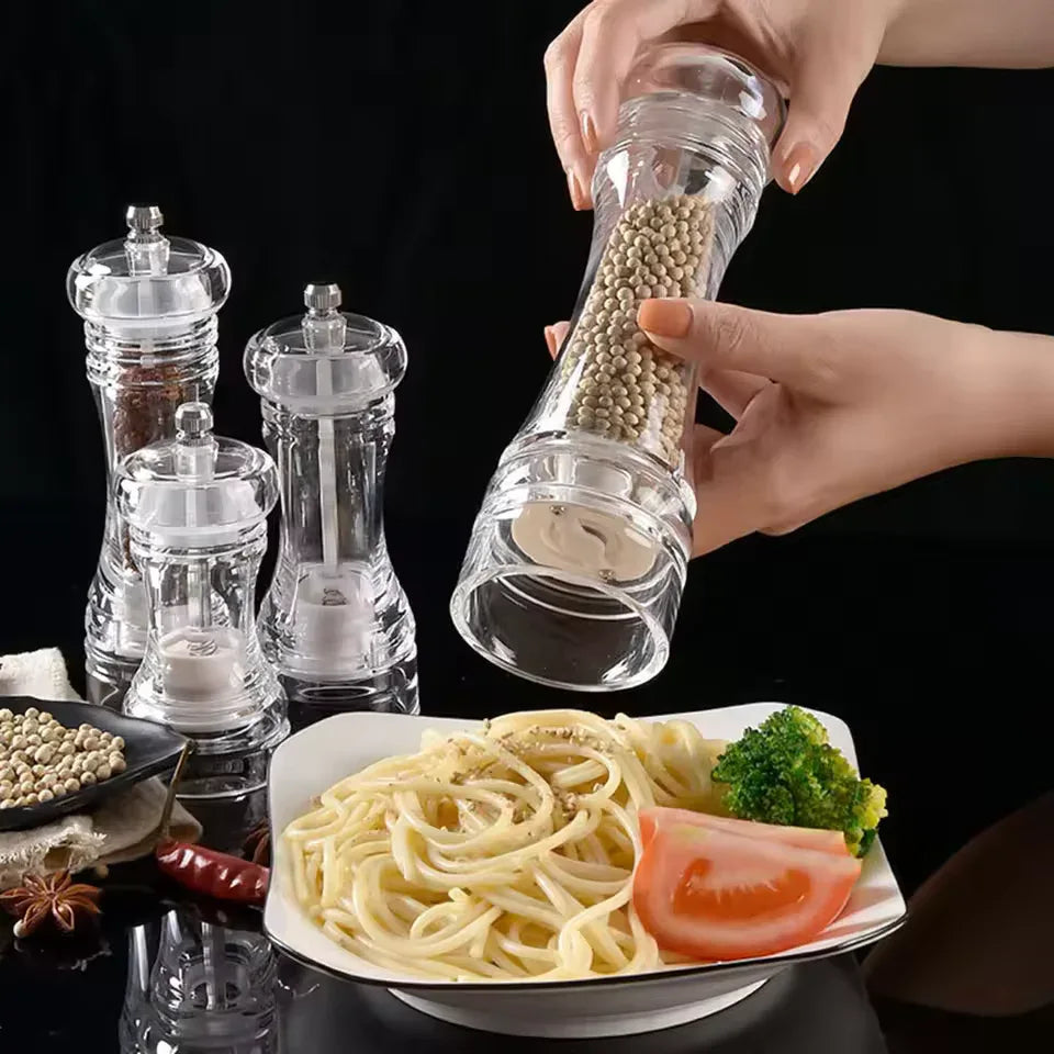 Acrylic Manual Salt & Pepper Grinder Mills