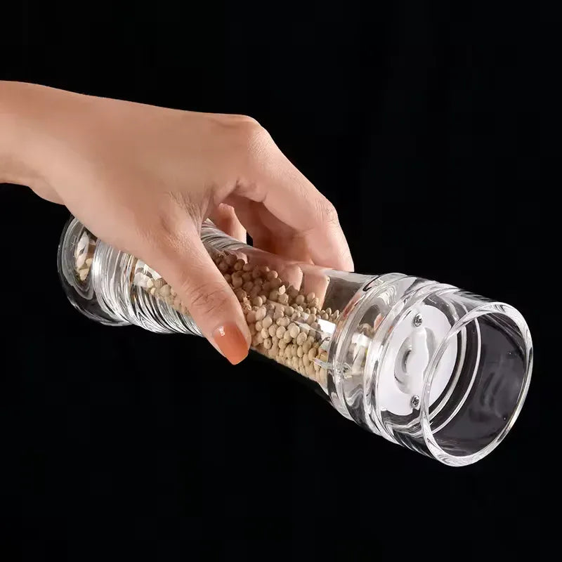Acrylic Manual Paper Grinder Salt & Pepper Mills