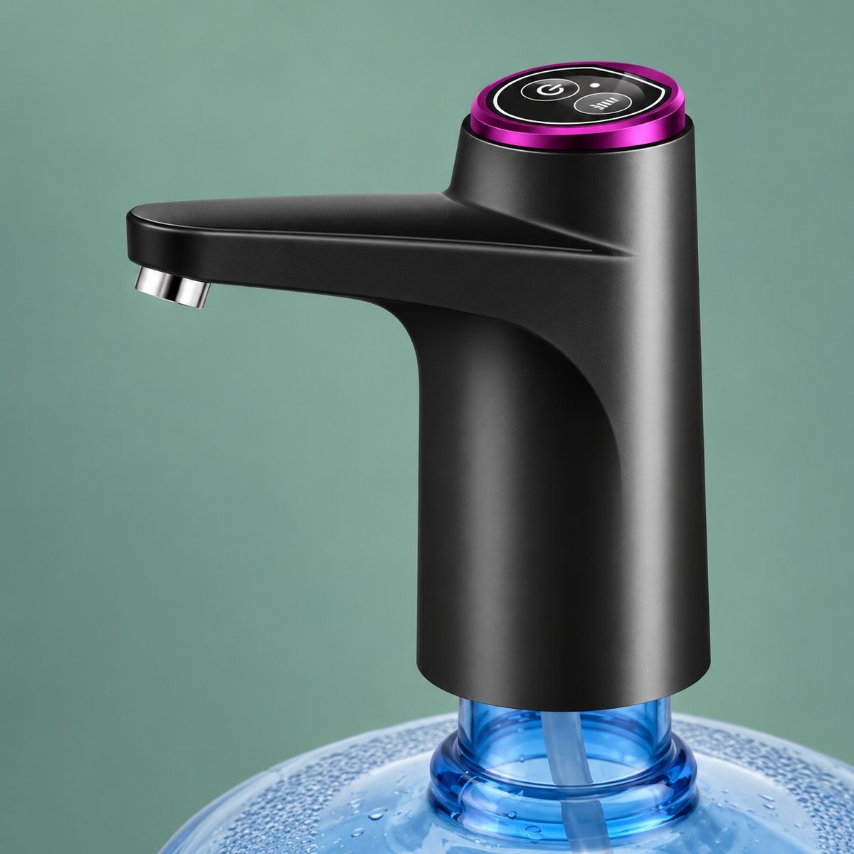 USB Smart Electric Water Dispenser Pump – 600ml One-Touch Bottle Pump