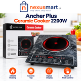 Ancher Plus 2200W Ceramic Infrared Cooker – Digital Display — NexusMart.pk