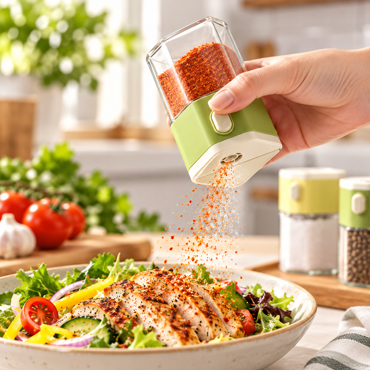 Spice Jar – Kitchen Seasoning Storage Container