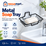 Metal Soap Tray – Bathroom & Sink Soap Holder