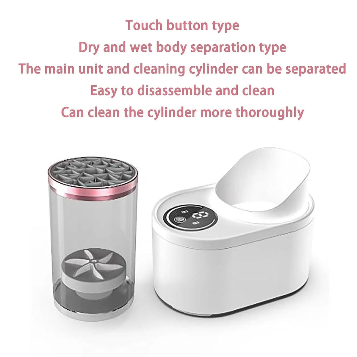 Automatic Portable 3-in-1 Makeup Brush Cleaner – Electric Beauty Brush Cleaning Tool
