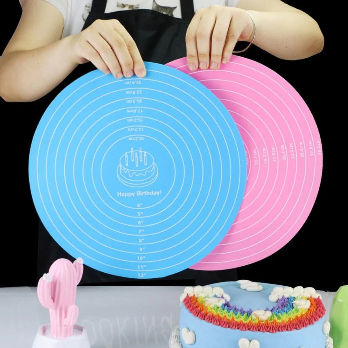 Silicone Rolling Dough Mat Kitchen & Cooking product image - Nexusmart Pakistan