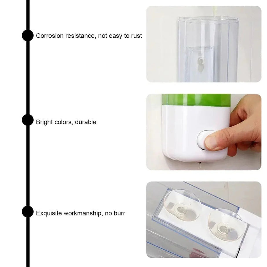 Wall-mounted Soap Dispenser Bathroom & Personal Care view 2 - Nexusmart Pakistan