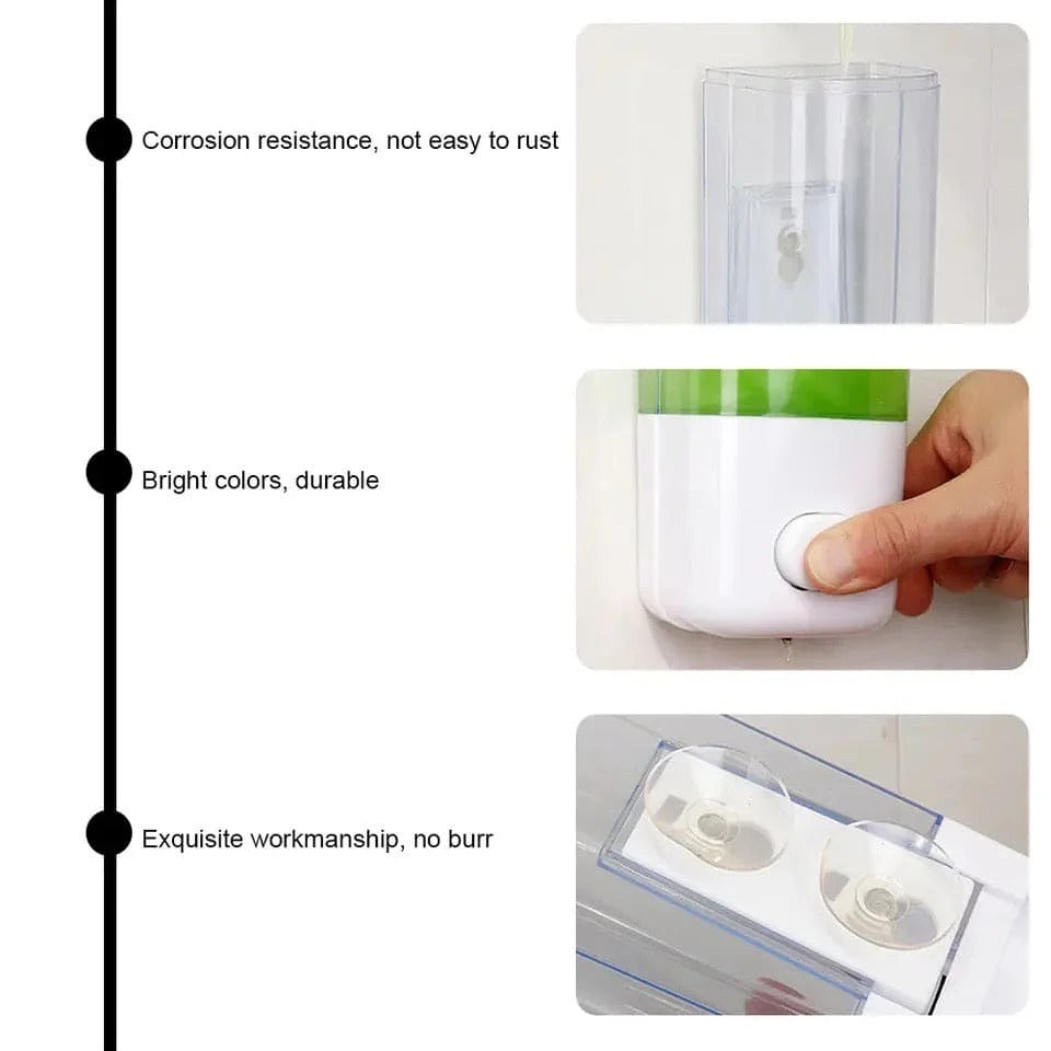 Wall-mounted Soap Dispenser Bathroom & Personal Care view 2 - Nexusmart Pakistan