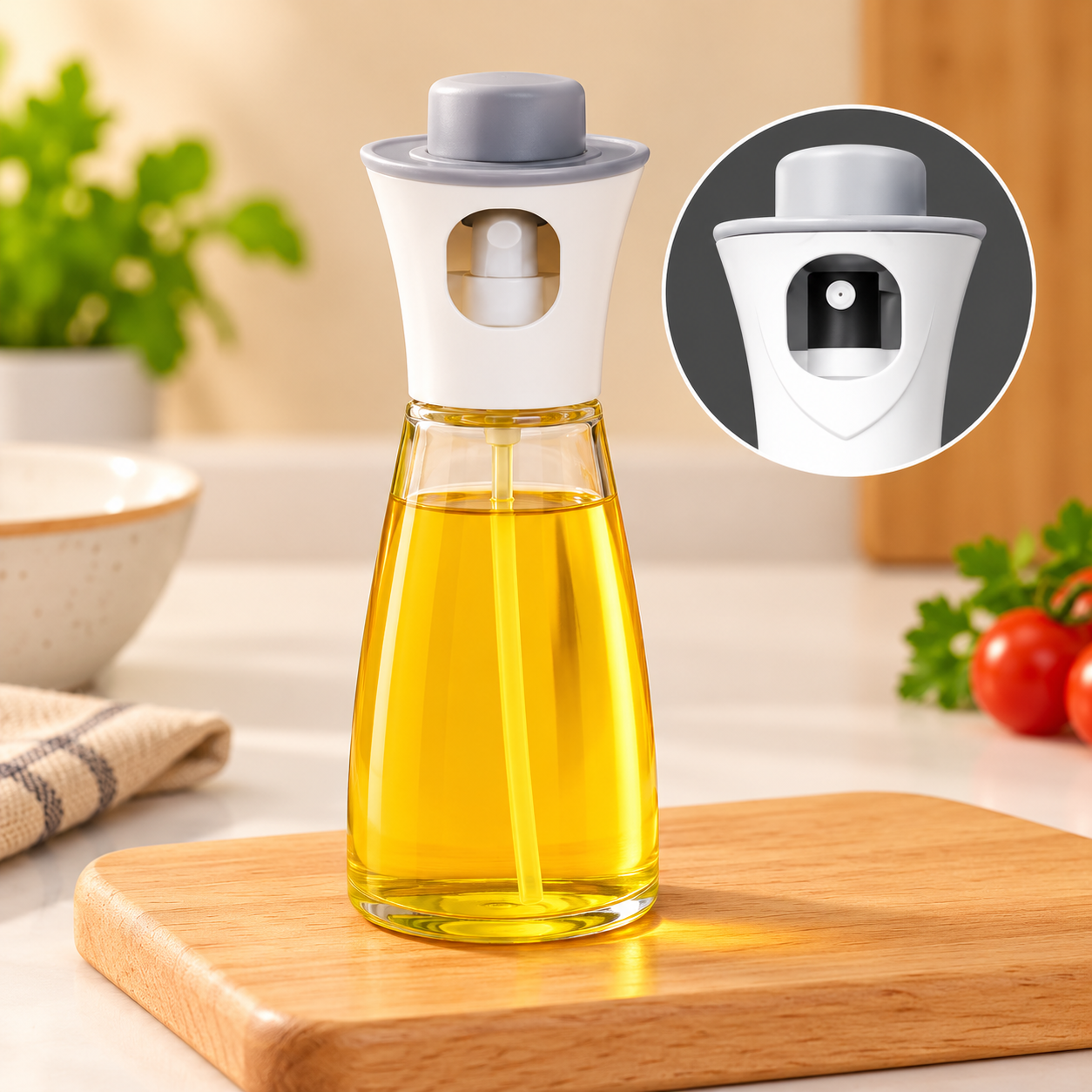 170ml Oil Spray Bottle – Kitchen Cooking Oil Sprayer