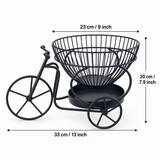 Tricycle Design Fruit Basket – Decorative Countertop Storage Basket