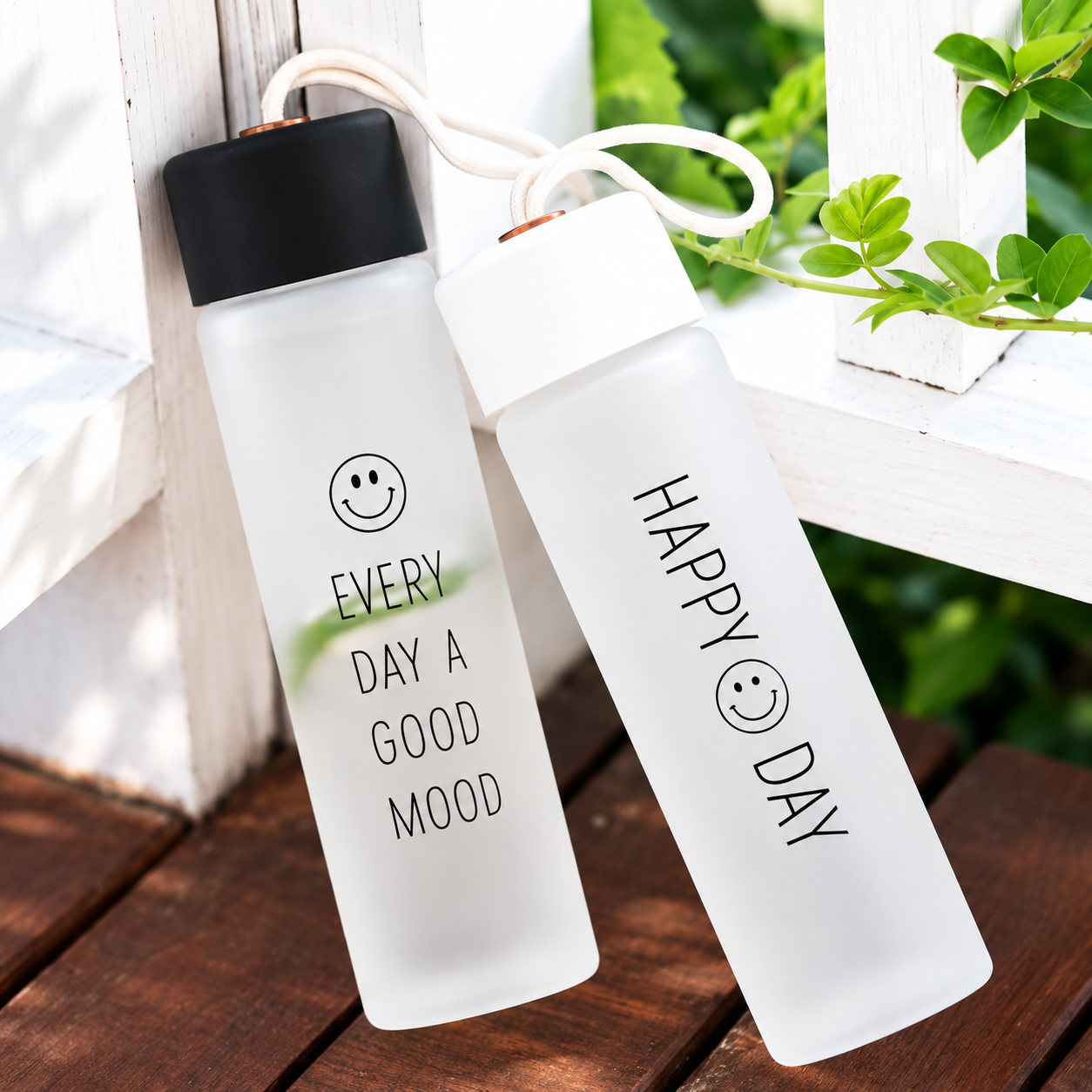 400ml Glass Water Bottle – Compact Reusable Drinking Bottle