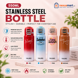 550ml Stainless Steel Water Bottle – Reusable Drinking Bottle