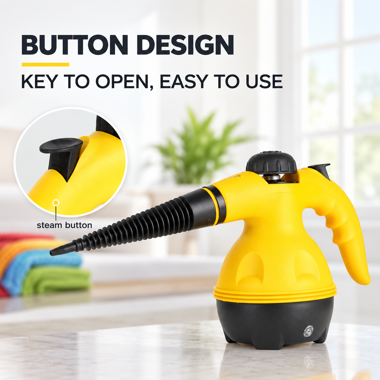 Handheld Steam Cleaner – Portable Multi-Surface Cleaning Device
