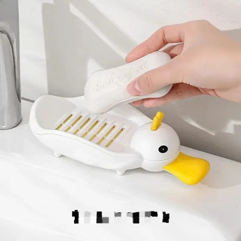 Cute Duck Soap Dish – Decorative Soap Holder for Bathroom & Sink