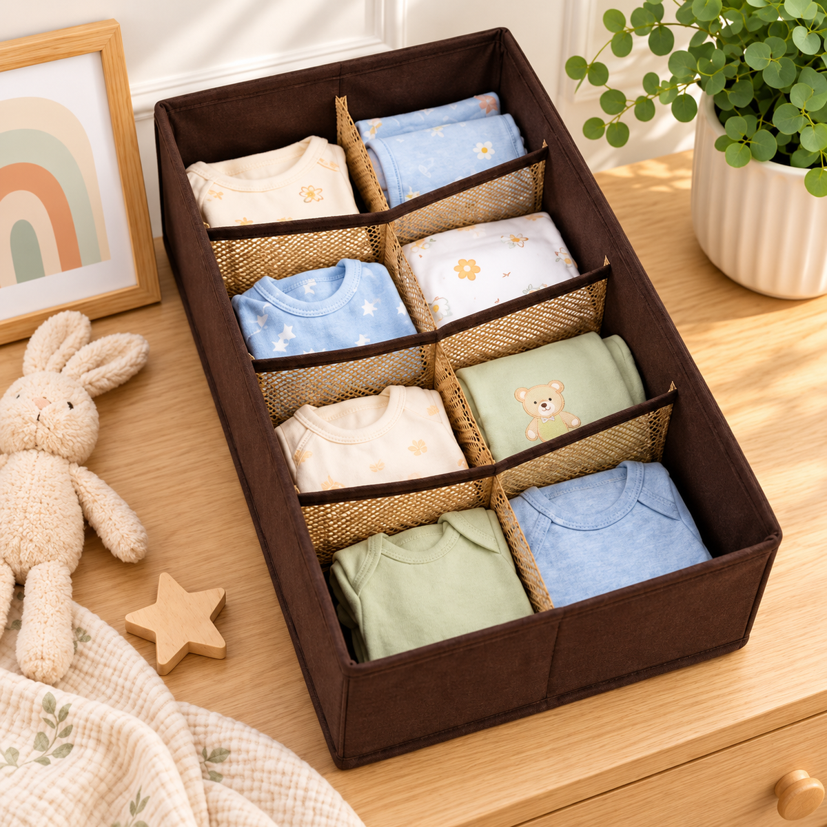 Matrix 8-Grid Drawer & Accessories Organizer