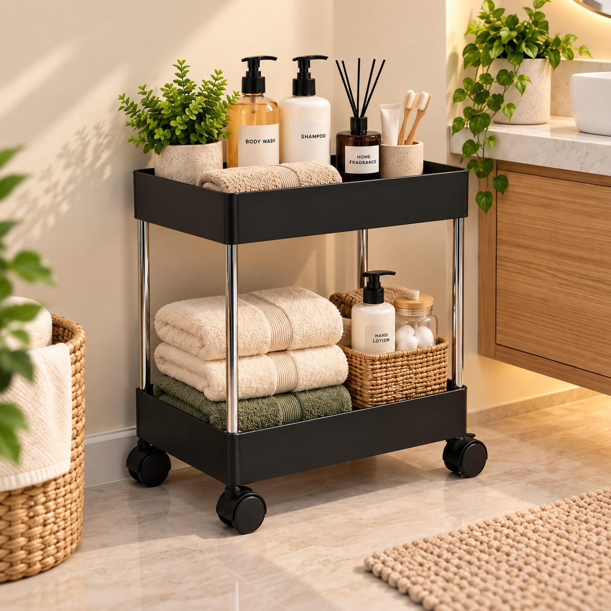 Matrix Multiuse Smart 2-Layer Organizer – Multi-Purpose Storage Rack