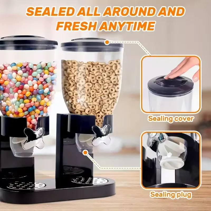 Cereal Dispenser for Kitchen Storage