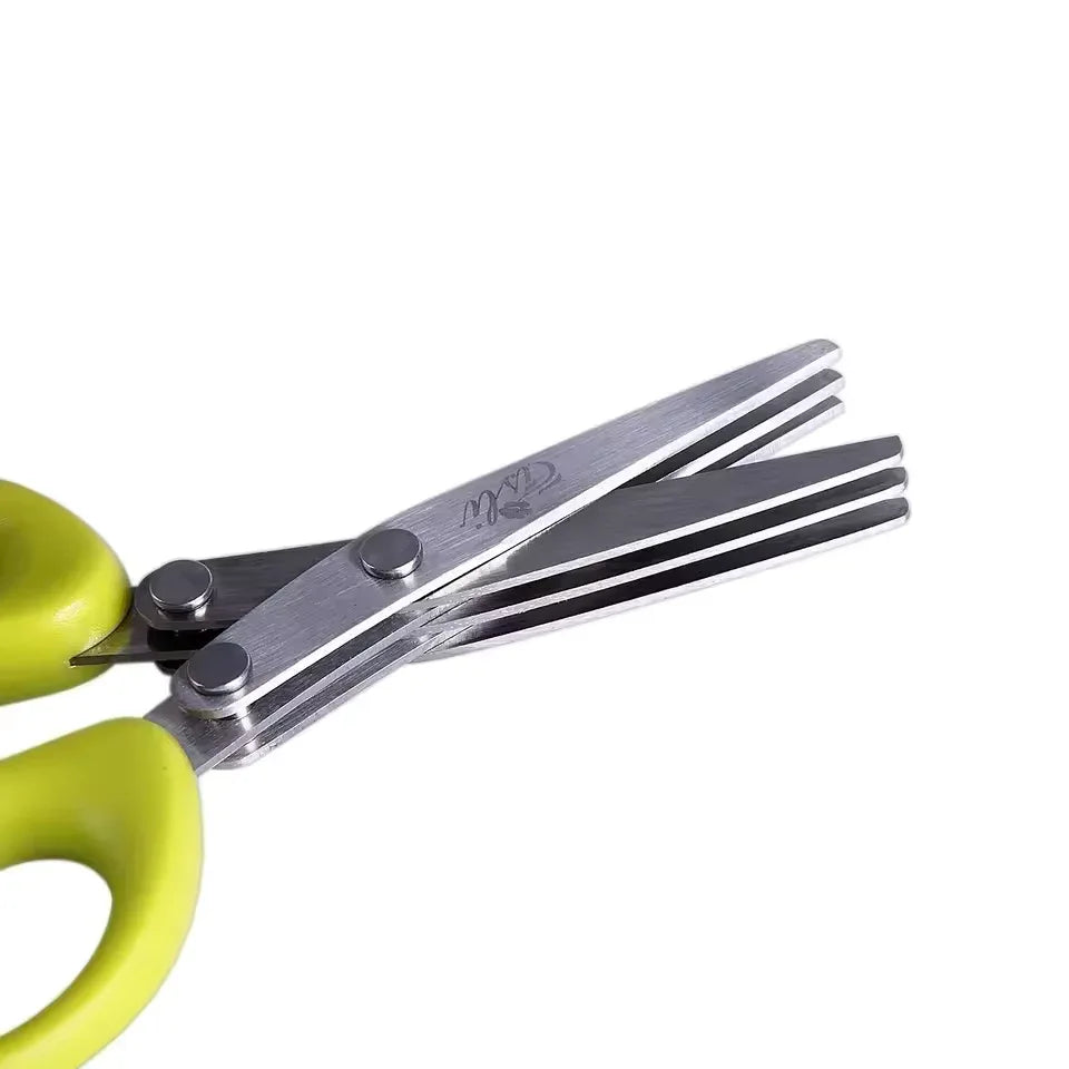5 Blade Cutting Scissors for Kitchen Use