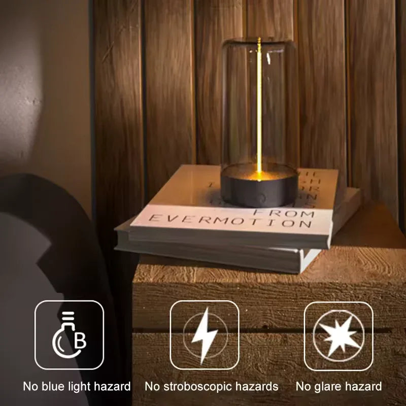 Cordless Rechargeable Table Lamp with Magnetic LED