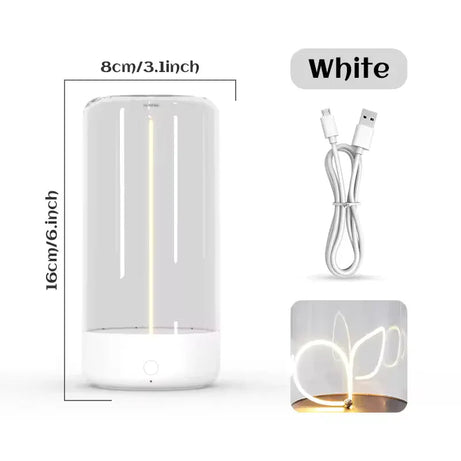 Cordless Rechargeable Table Lamp with Magnetic LED