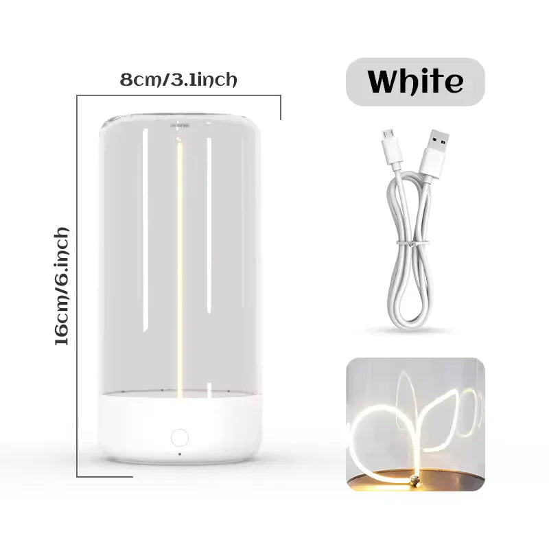 Cordless Rechargeable Table Lamp with Magnetic LED