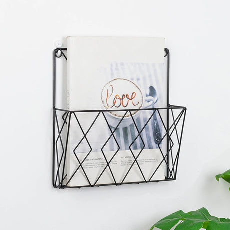 Modern Geometric Tissue Box Cover with Wooden Finish Lid