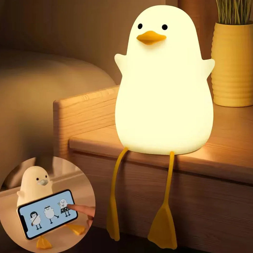 Cute Duck Night Lamp - Adorable Soft Glow Light
