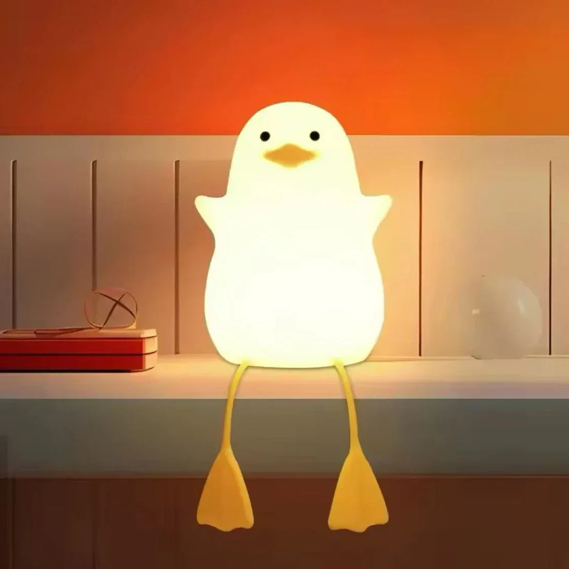 Cute Duck Night Lamp – Soft Glow Kids Bedside Light