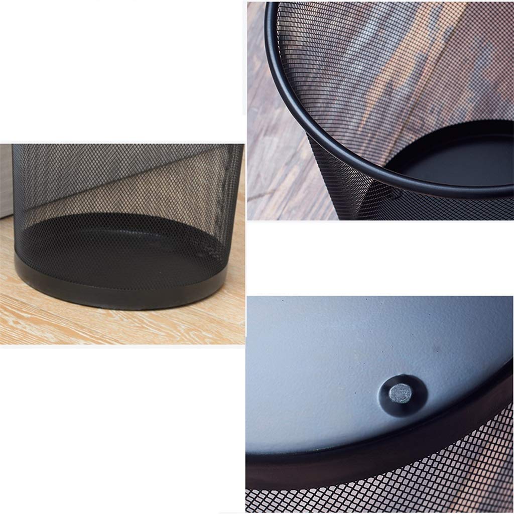 Medium Size Mesh Wastebasket – Office & Home Trash Bin
