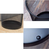 Medium Size Mesh Wastebasket – Office & Home Trash Bin